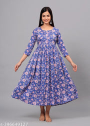 Anarkali High Demand trendy Rayon Kurtis