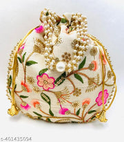 Women Potli Bags,  Designer Potly Hand Embroidered Party Wear festive Potli Bags for wedding