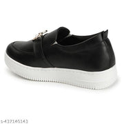 Casual Sneaker Stylish Shoe , Outdoor & Fashion Forward, Comfortable shoes for Women with old school Shoe and PU Sole