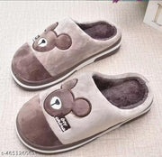 Winter Warm Slippers and Carpet Slippers For Women  Home Fluffy Furry Slippers New Fashion Soft Plush Platform Non Slip Bedroom Slides Multicolour 1 Pair || Flip-flops & Slider || unisex boys & Girls ||