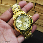 Rosra Golden Analog Watch For Men