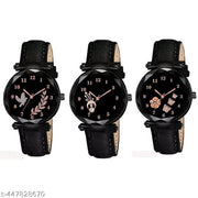 Analog Watch Combo For Women(Pack Of 3)