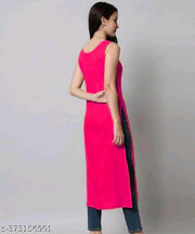 Straight Sleeveless Kurti for women