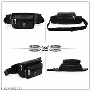 Waist Bag for Men Side Bag for Travel, Sports Waterproof & Adjustable Belt Pouch Fanny Waist Bag