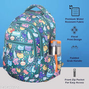 Hyper Adam for Girls College Backpack Coaching , Tuition Waterproof School Bag (Green, 28 L)