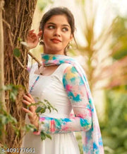 Fancy white kurti