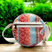 Girls and Womens Multicolor Hemp Sling Bag