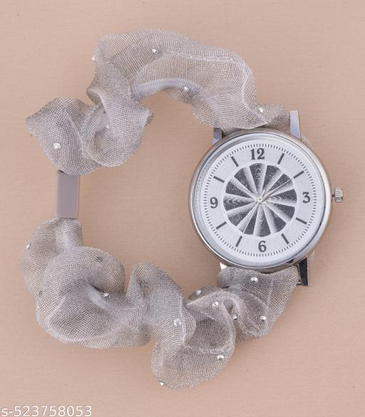 Analog Scrunchie Watch For women and Girls