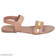 Hike Haven Women Peach Flats Sandal