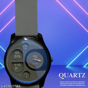 Watch For Men Grey Colour With  Strap With Grey Dial