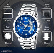 Dial, Day & Date Functioning, Stainless Steel Strap Analog Watch for Men (Dial-Silver)Men's sports watches,Men's chronograph watches,Men's automatic watches,Men's mechanical watches,Men's digital watches,Men's smartwatches,