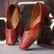 Duosoft Bellies for Women | Soft Comfortable | Breathable | Fashionable | Stylish | Trendy | Super soft | Lightweight | Anti-Slip Sole | Indoor & Outdoor | (DW-0201)(Tan)