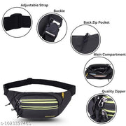 Crossbody Sling Bag for Men | Compact Waist & Chest Bag | Water-Resistant Travel Fanny Pack with Adjustable Strap for Daily Use, Hiking & Outdoor Activities