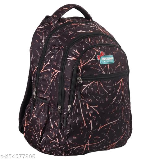 Hyper Adam School Bags for Girls College Backpack Coaching Bag School Backpack Tuition Bag Waterproof School Bag (Brown, 36 L)