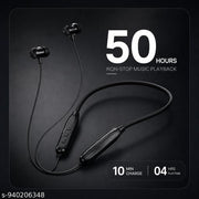 Wireless Bluetooth Neckband Earphones – Magnetic Sports Headset with Deep Bass & Noise Isolation