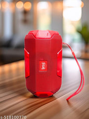 Triyansh Wireless Bluetooth Speaker 10W with Torch Light | USB, AUX, SD Card, Mic | Portable Party Speaker (Red)