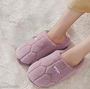Winter Women House Slippers Faux Fur Fashion Warm Shoes Woman Slip on Flats Female Slides Puffer cozy home furry slippers || Flip flops || Carpet slippers || slippers for women and Girls ||