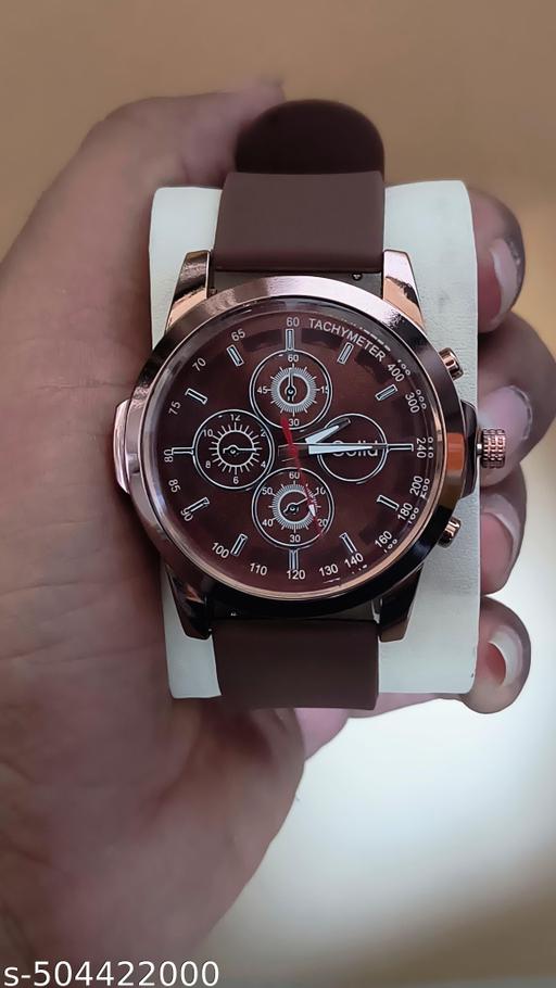 New Trading Casual Silicon Strap men watch Pack of -1