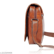 SAMTROH Tan Men & Women Sling Bag