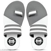 Trendy Grey ALKRO Slippers for Men and Boys – Comfortable Casual Daily Wear