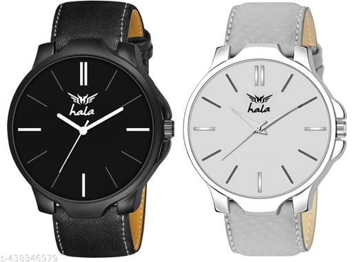 Combo of 2 | Genuine Leather Straps | Water Resistant | Boys Series