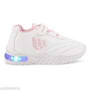 Handly Collection Led Shoes, Casual Led Velcro Shoes, Light weight Shoes, Outdoor Indoor Shoes, Casual Shoes for Little Tiny Kid Baby Boy Girl Shoes T103Pink