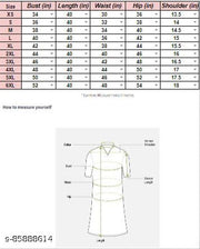 3/4th Sleeves American Crepe And Rasal Net Kurti Pack Of 2 (45"Inches)