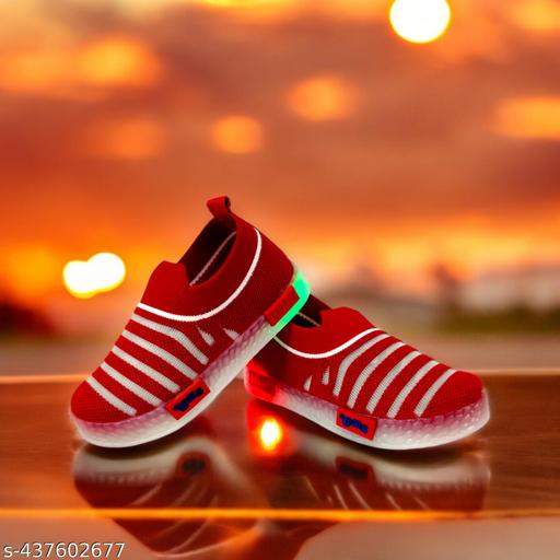 Coolz Kids LED Light Shoes Blink-2 Red for Boys and Girls 1-4 yrs