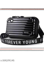Box Sling bag for girls | Mini suitcase sling bag for women