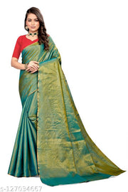 Stylish Silk Saree with Blouse – Fashionable Ethnic Wear for Women | Stylish Trendy Saree | Perfect for Weddings, Festive Celebrations, and Special Occasions | Premium Silk, Designs, and Luxurious Comfort | Traditional Look with Elegant Saree