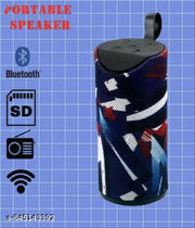 QUXXA TG-113 Best Bluetooth Wireless Speaker for DJ Party, Outdoor, Bedroom with Great Sound, Super Bass, Portable, Rechargeable Supports TF/USB/Pen Drive/AUX (Multi-Color) (Multicolor)