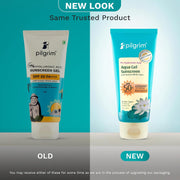 Pilgrim 1% Hyaluronic Acid Sunscreen Gel | Sunscreen SPF 50 +++ for men and women with Korean White Lotus | Broad spectrum, Non-greasy, No white cast & Prevents Tanning | All skin types |