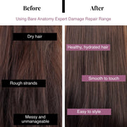 Bare Anatomy Ultra Smoothing Shampoo for Dry and Frizzy Hair | Restores Smoothing & Texture by 37% | Powered By Carbohydrate Complex & Niacinamide | SLS & Paraben Free | Vegan | For Men & Women