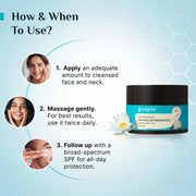 Pilgrim Korean Oil free Gel Moisturizer for oily skin with Hyaluronic Acid & Willow Bark Extracts | Moisturiser for face | Suitable for Oily & Acne-Prone Skin| Men & Women | Korean Skin Care | 50g