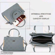 New Stylish Handbag with Embroidered Pattern