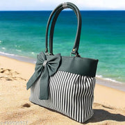 Elegant Bow Tote Bag – Stylish Handbag with Chic Lining & Trendy Design