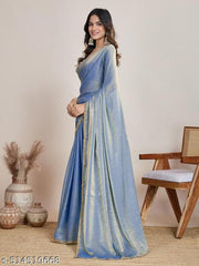 Zimichoo Two Tone Chiffon Saree