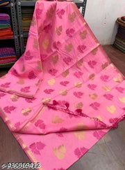 Banarshi soft cotton blend mohabbate gola janvi silk saree