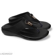 Flat Sandals Slipper for Women , Women's Fashion Sandal, Comfortable & Stylish Wedges Ideal for Casual & Formal Occasions, Comfortable Lycra Slippers For Women, Flats for Women Stylish Latest Girls Sandals