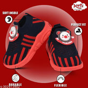Kats Kids Chu-Chu Sound Musical First Walking Shoes for Baby Boys and Baby Girls for 9-24 Months Color-Red