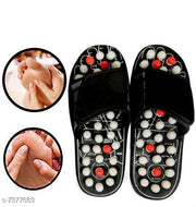 Acupressure and Magnetic Therapy Accu Paduka Slippers for Full Body Blood Circulation Natural Leg Foot Massager Slippers