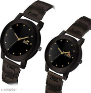 Skylark Mr & Mrs couple Stainless Steel Chrome Plated Couple Watches for Men & Women Analog Watch - For Couple