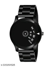 Red Robin Alluring Analogue Paidu Dial Black Rubber Strap Premium Quality Graceful Stylish Wrist Watch for Men and Boys , Pack of 1 - KT-PAIDU-BLK-RBR13