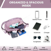Crossbody Purse for Women, Nylon Waterproof Shoulder Purse