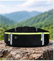 Running Belt Waist Pack Bag, Workout Gear, 3 Pockets Gym Fitness Fanny Pack for Phone, Cell Phone Holder for Running, Jogging Pocket Belt for Women & Men, Running Accessories