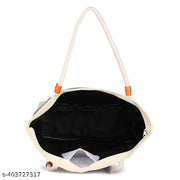 ANOTRO Women Fashion Multipurpose Zip Closure Velvet Tote HandBag | For Shopping Shoulder Tote Bag (Size 13 x 6 x 16 inch) Flower Printed vegetable bag