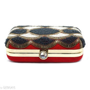 Zari Embroidery Women's Clutch for Wedding and parties