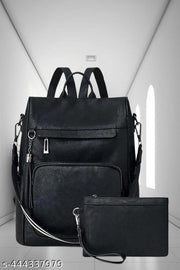 Bohobuzz Backpack Purse for Women Convertible Travel Vintage PU Leather Bag(Backpack,bag,backpack for women women bag fashion,stylish)