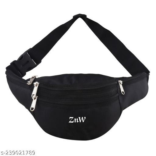 ZNW-ENTERPRISE-Waist-Bag-For-Men & Women-Polyester-Zipper Closure-Adjustable Straps-Stylesh waist bag