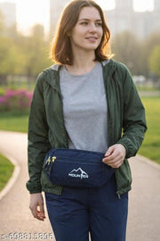 MOUNTER Waist bag for men and women - Anti Theft, Water Resistant, Lightweight and Adjustable Fanny Pack Belt Pouch for Hiking, Travel & Outdoor Sports